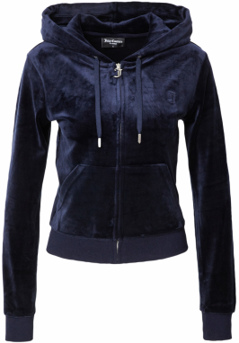 Juicy Couture Tepláková bunda 'Robertson'  tmavomodrá