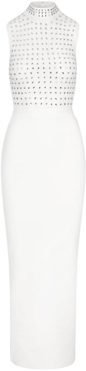 Kraimod Večerné šaty  priehľadná / biela