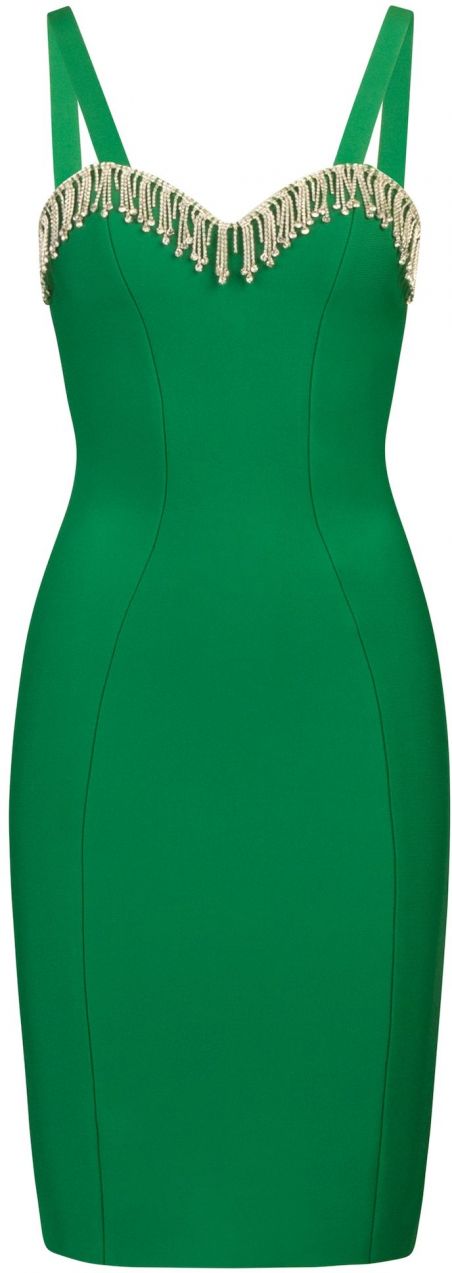 Kraimod Kokteilové šaty  zelená / strieborná