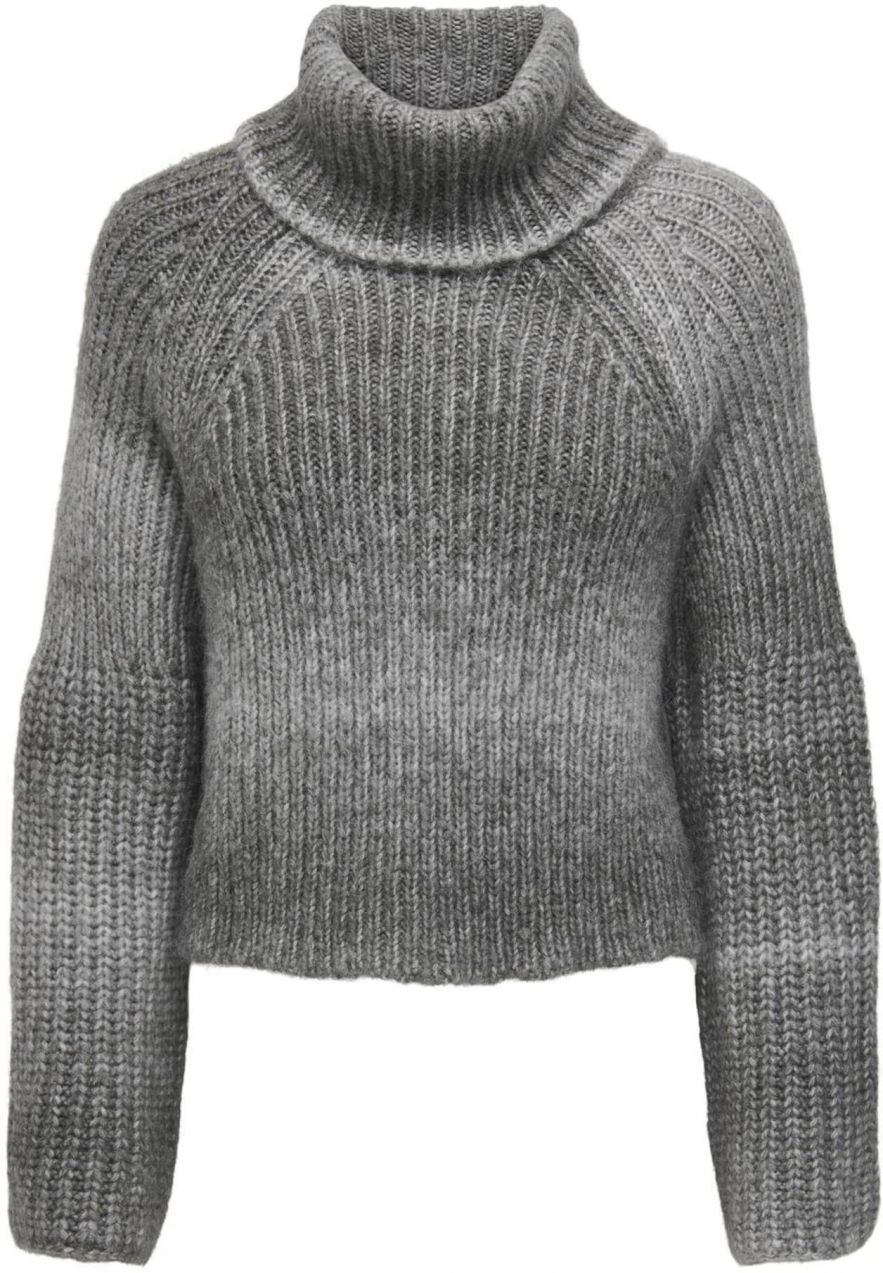 ONLY Sveter 'ONLDITTE'  svetlosivá / tmavosivá