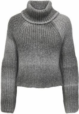 ONLY Sveter 'ONLDITTE'  svetlosivá / tmavosivá