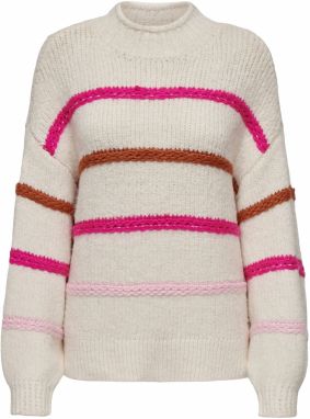 ONLY Sveter 'ONLMY'  slonová kosť / koňaková / ružová / rosé