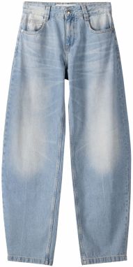 Bershka Džínsy  modrá denim