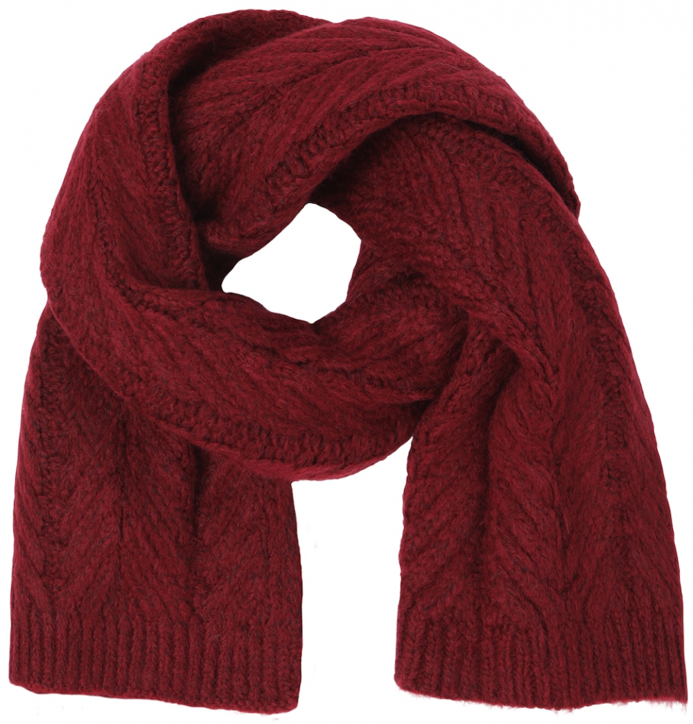 TATUUM Šál  tmavočervená