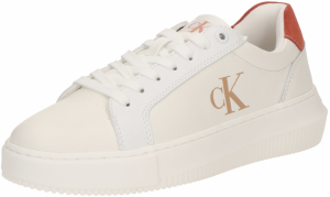 Calvin Klein Jeans Nízke tenisky  farba ťavej srsti / tmavooranžová / biela