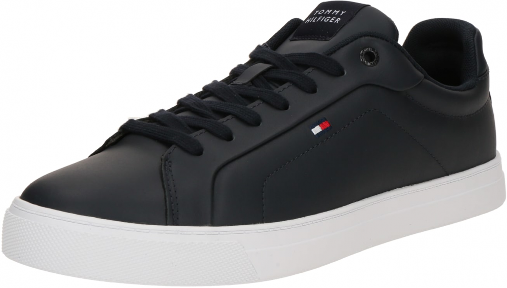 TOMMY HILFIGER Nízke tenisky 'ICON COURT'  námornícka modrá