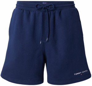 Tommy Jeans Nohavice  námornícka modrá / biela