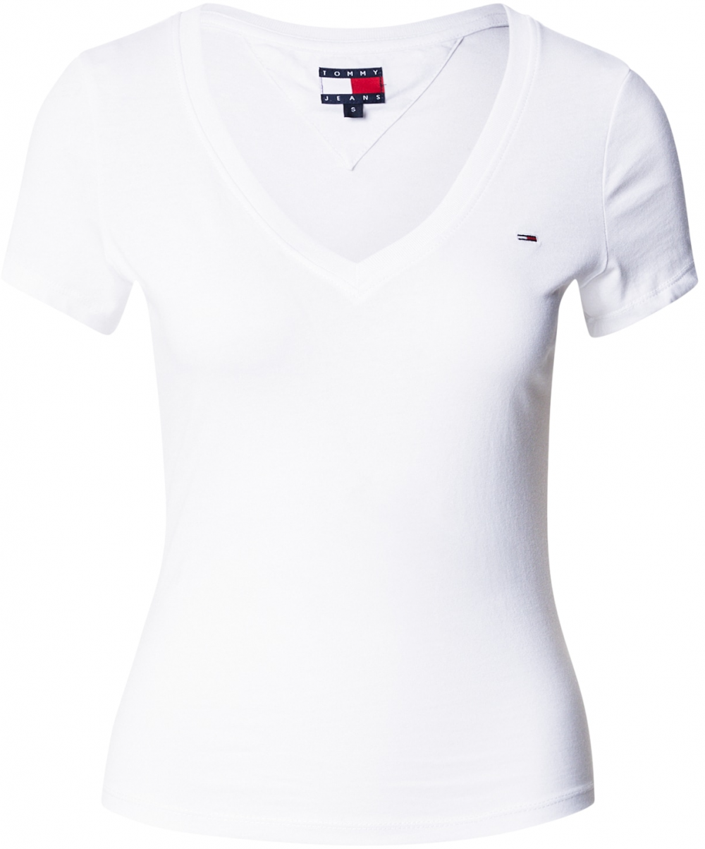 Tommy Jeans Tričko  biela