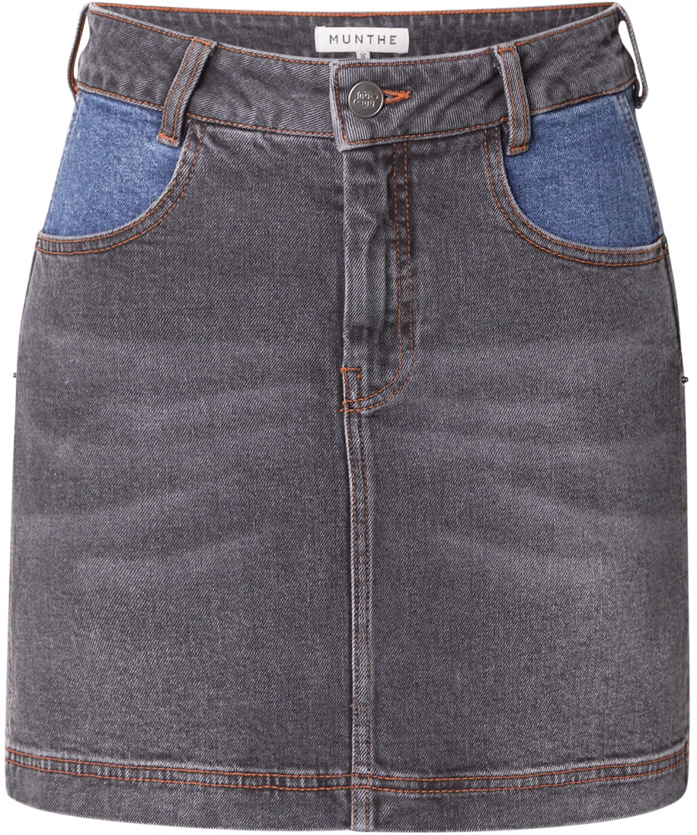 Munthe Sukňa 'SALBA'  modrá / čierny denim