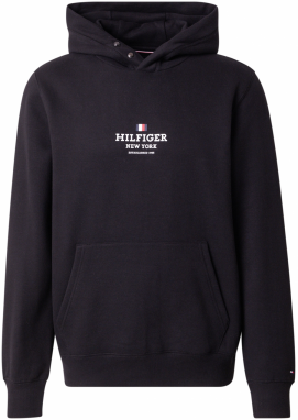 TOMMY HILFIGER Mikina  námornícka modrá / červená / čierna / biela