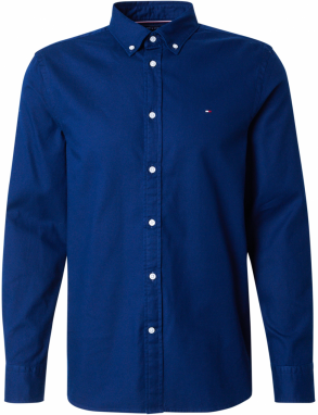 TOMMY HILFIGER Košeľa 'FLEX'  námornícka modrá