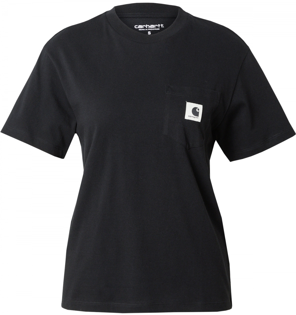 Carhartt WIP Tričko 'Nelson'  čierna / biela