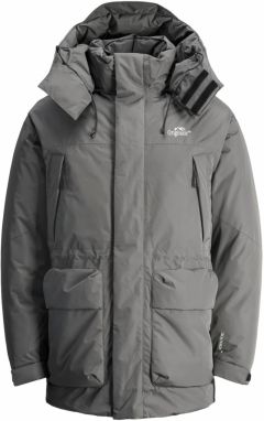 JACK & JONES Zimná parka 'JORKANI'  sivá