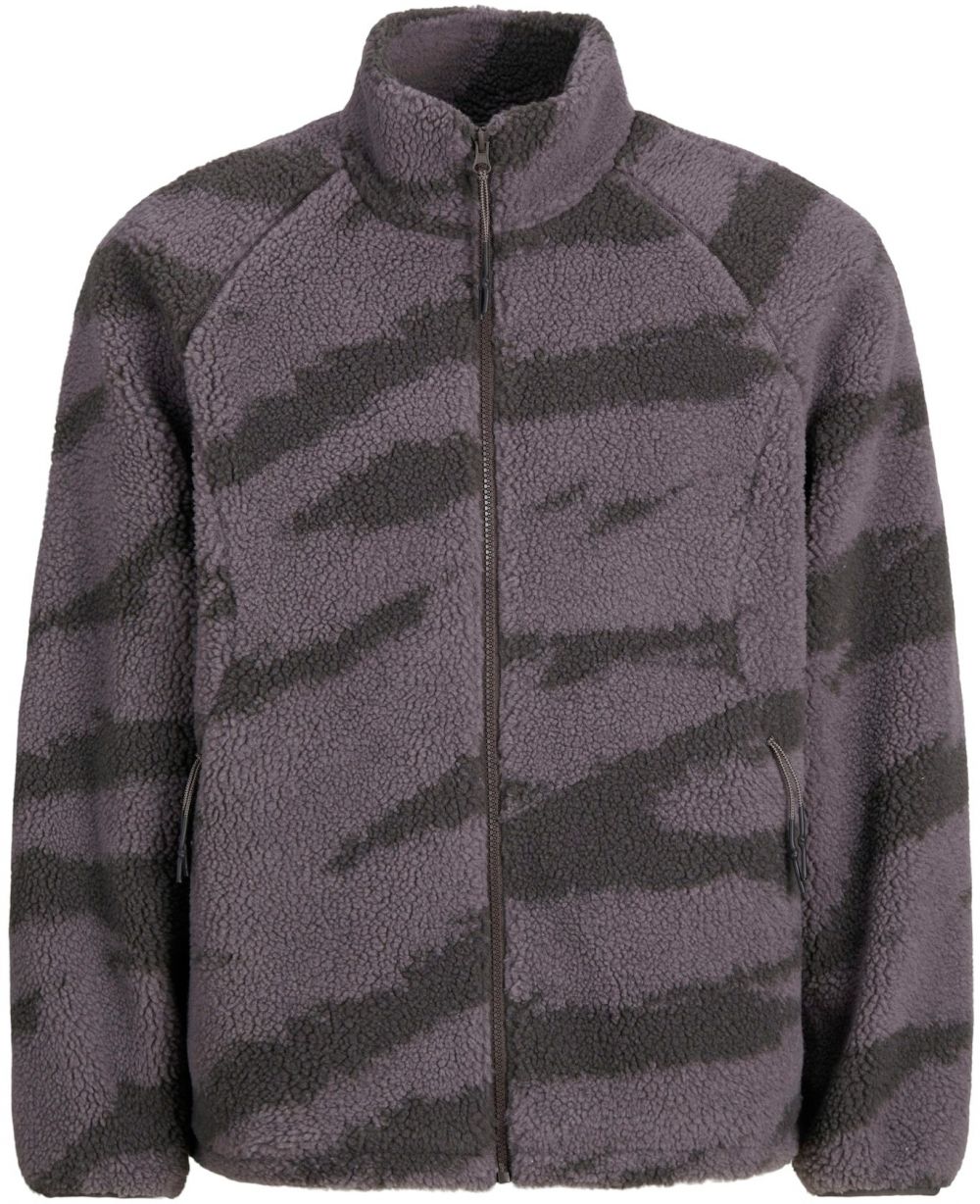 JACK & JONES Flisová bunda 'JCOTerrain'  tmavošedá / tmavosivá