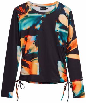 Desigual Tričko  zmiešané farby / čierna