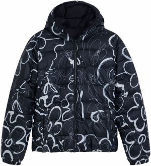 Desigual Zimná bunda  modrá / námornícka modrá / biela