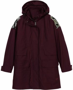 Desigual Prechodná parka  zmiešané farby / bordová