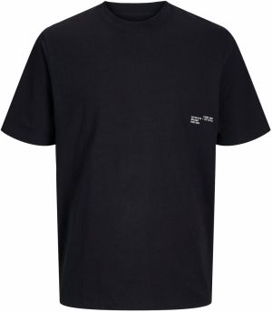 JACK & JONES Tričko 'JCOIdun'  tmavoružová / čierna / biela