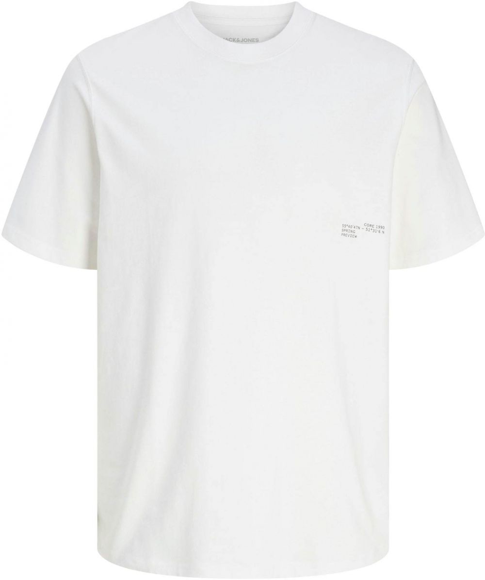 JACK & JONES Tričko 'JCOIdun'  červená / čierna / biela