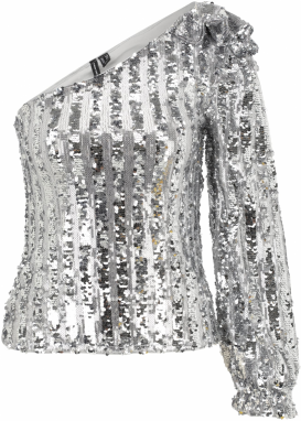 Vero Moda Petite Blúzka 'VMEFI'  strieborná