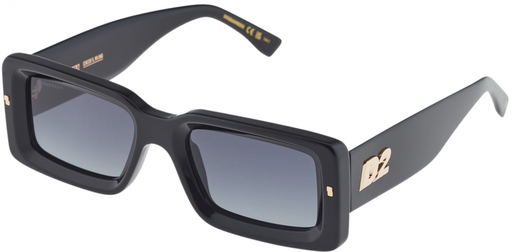 DSQUARED2 Slnečné okuliare  čadičová / čierna