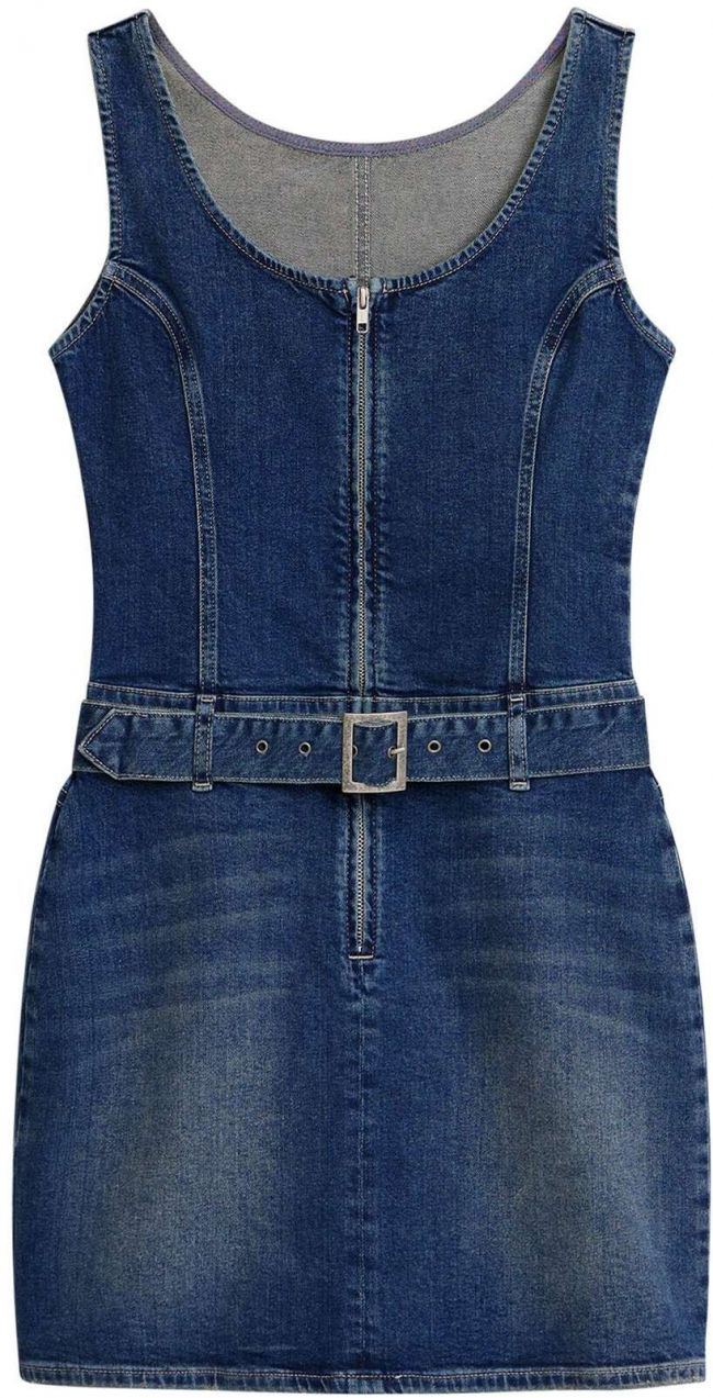 Desigual Šaty  modrá denim