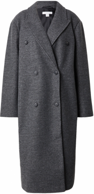 TOPSHOP Prechodný kabát  tmavosivá