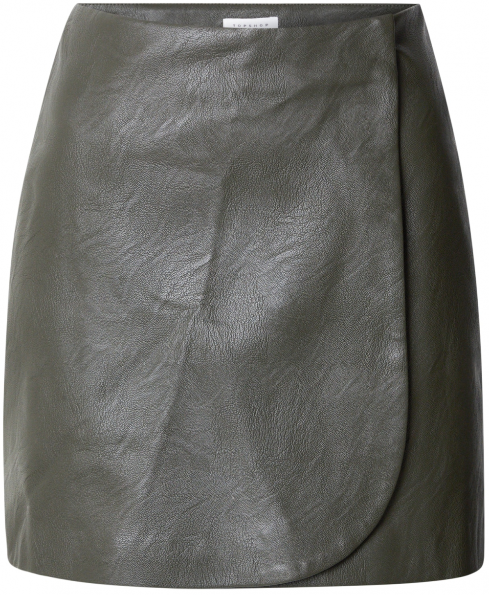 TOPSHOP Sukňa  tmavozelená