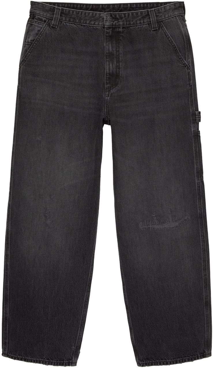 Pull&Bear Džínsy  čierny denim