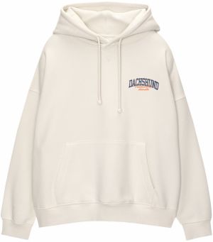 Pull&Bear Mikina  svetlobéžová / námornícka modrá / tmavohnedá / čierna