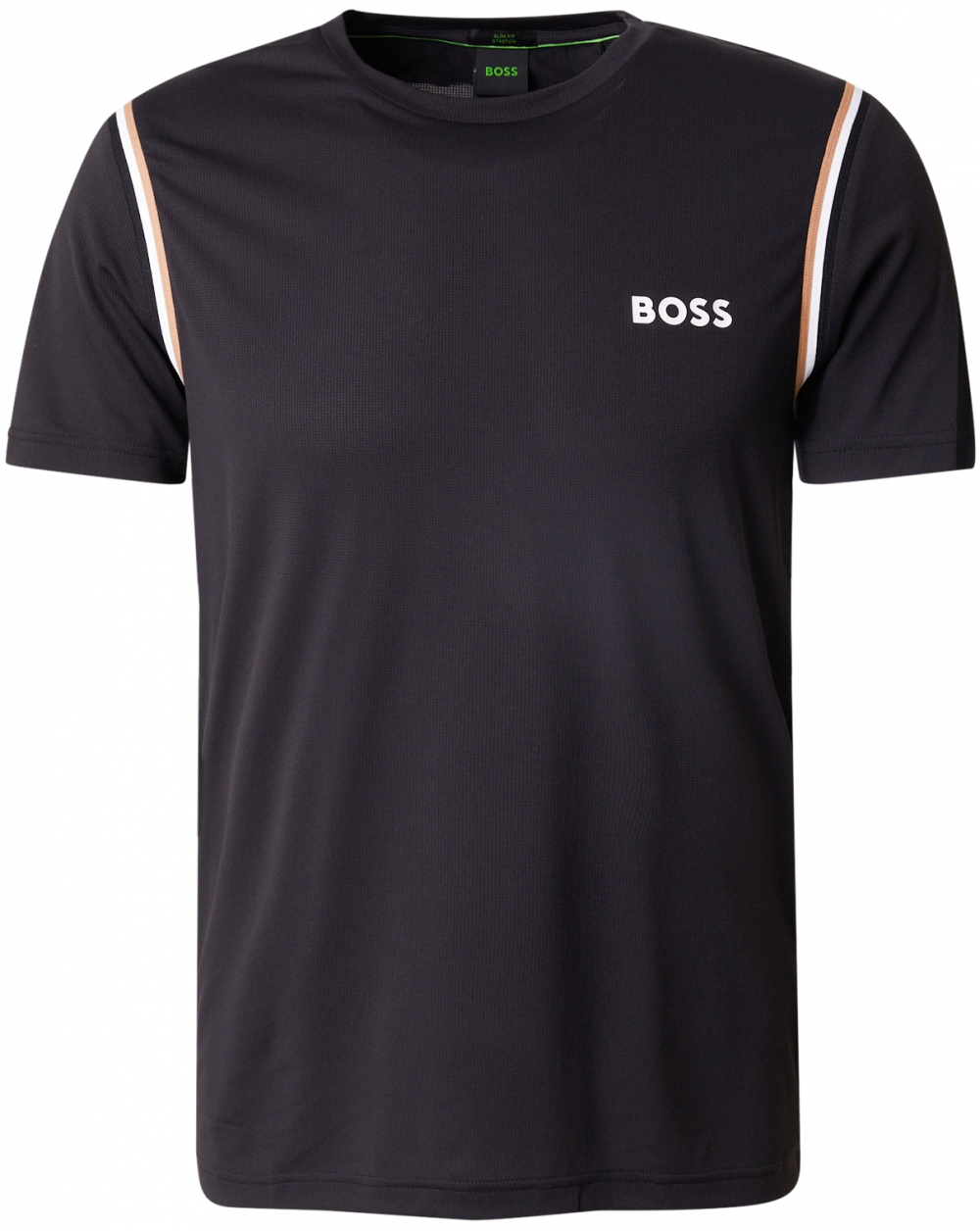 BOSS Funkčné tričko 'TOC'  tmelová / čierna / biela