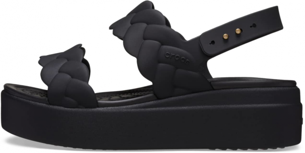 Crocs Remienkové sandále 'Brooklyn'  čierna
