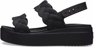 Crocs Remienkové sandále 'Brooklyn'  čierna