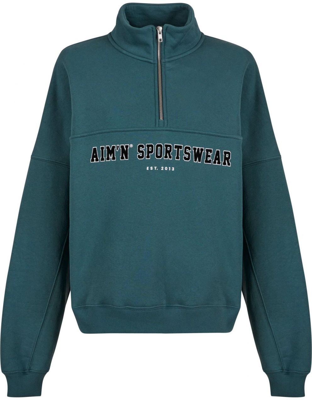 Aim'n Mikina  smaragdová / čierna / biela