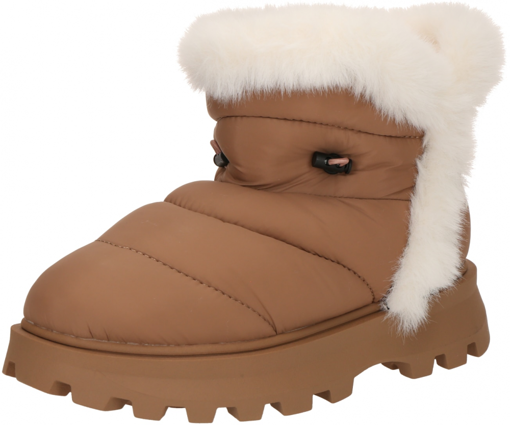 STEVE MADDEN Nízke čižmy 'Frostee'  svetlobéžová / hnedá