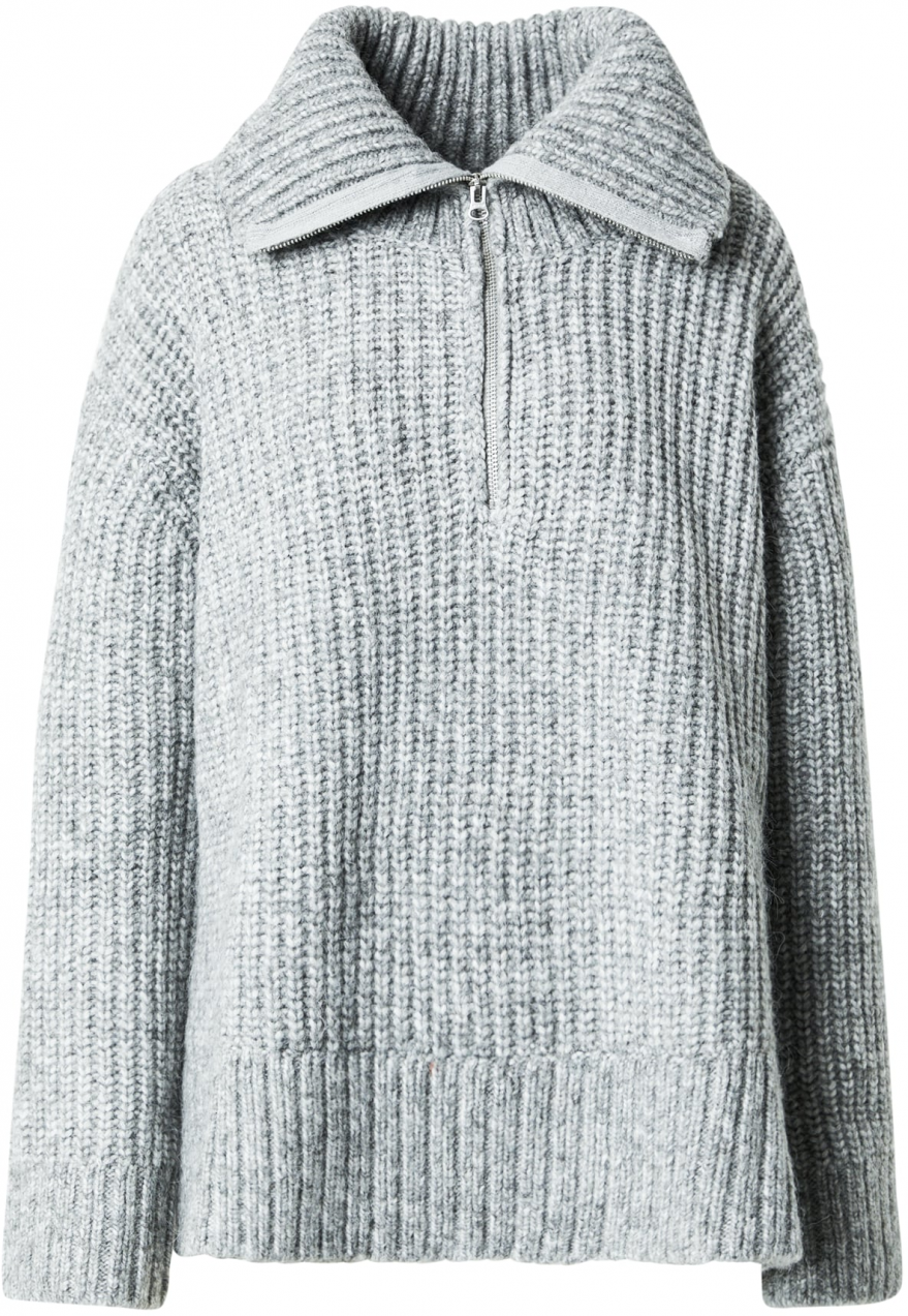 WEEKDAY Sveter 'Cillia'  sivá melírovaná