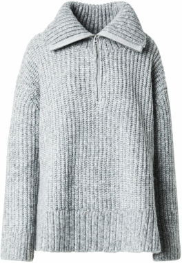 WEEKDAY Sveter 'Cillia'  sivá melírovaná