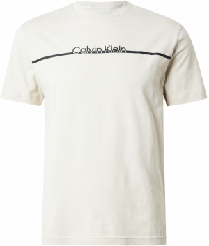 Calvin Klein Tričko  sivá / čierna