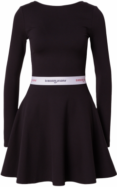 Tommy Jeans Šaty  červená / čierna / biela