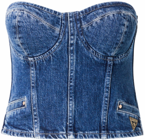 GUESS Top 'KELLY'  modrá denim
