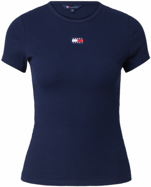 Tommy Jeans Tričko  námornícka modrá / červená / biela