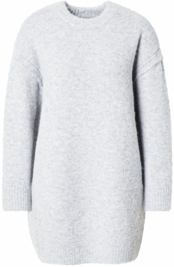 TOPSHOP Pletené šaty  svetlosivá