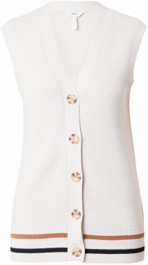 OBJECT Pletená vesta 'OBJBLAKSY'  koňaková / čierna / biela