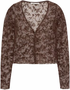Pull&Bear Blúzka  čokoládová