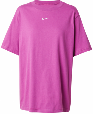 Nike Sportswear Tričko 'Essentials'  fuksia / biela