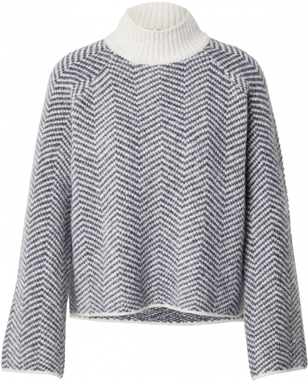 VERO MODA Sveter 'VMNaomi'  béžová / sivá / čierna