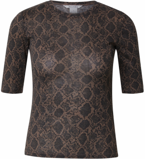 Monki Tričko  hnedá / čierna