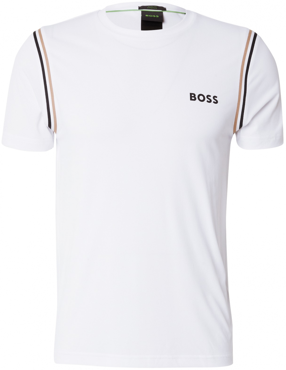 BOSS Funkčné tričko 'TOC'  béžová / čierna / biela