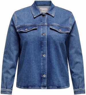 ONLY Carmakoma Blúzka 'CARKimberly'  modrá denim