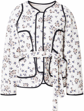 Munthe Prechodná bunda 'SAIKO'  béžová / modrá / sivobéžová / čierna